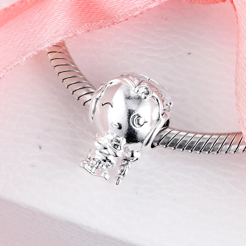 Beads-Silver-925-Sterling-Girl-Teenager-Charm-for-jewelry-Making-fit-Charms-Bracelet-DIY-Mother-s