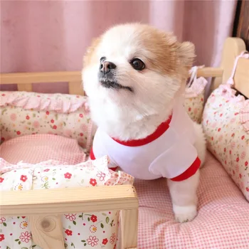 

Spring and Summer Leisure Styles Pet Dog Clothing Comfortable and Breathable Stylish Independence Day T-shirt Small Dog Clothing