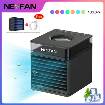 

USB Rechargeable Air Cooler Air Cooling Fan Desk Fan Portable Personal Space Humidifier Table Student Dormitory Usage