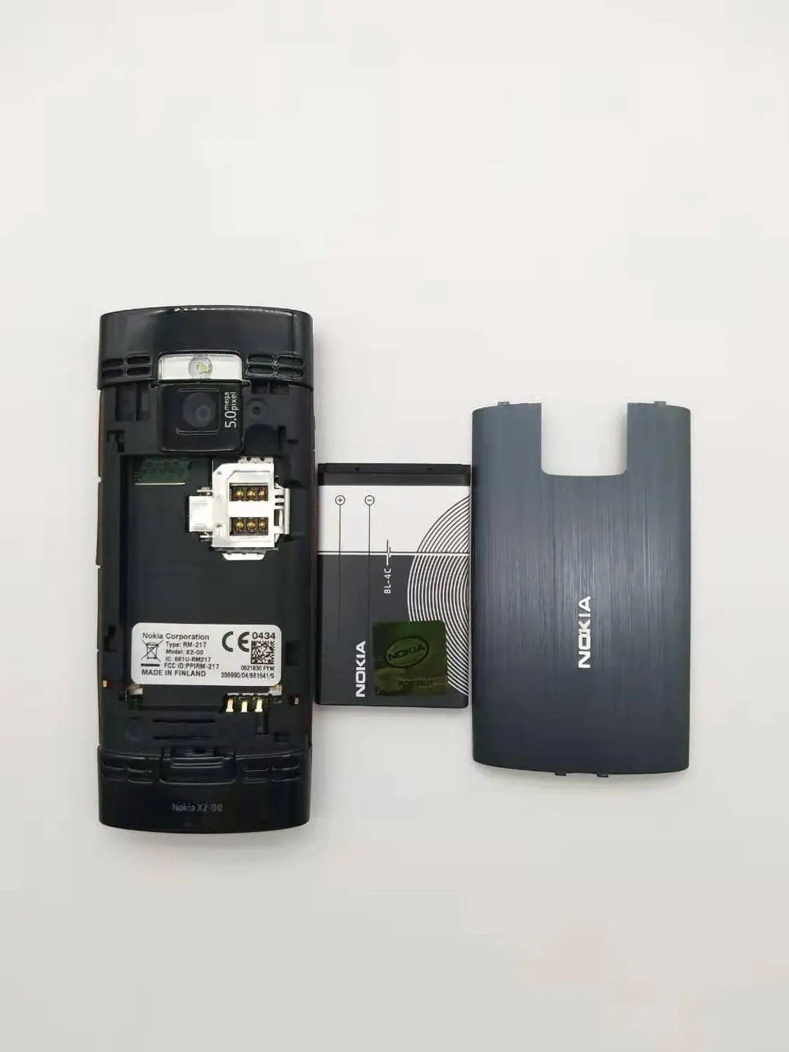 Unlokced Nokia X2 X2-00 Bluetooth FM JAVA 5MP разблокированный мобильный телефон с английской/русской/Иврит/Арабской клавиатурой