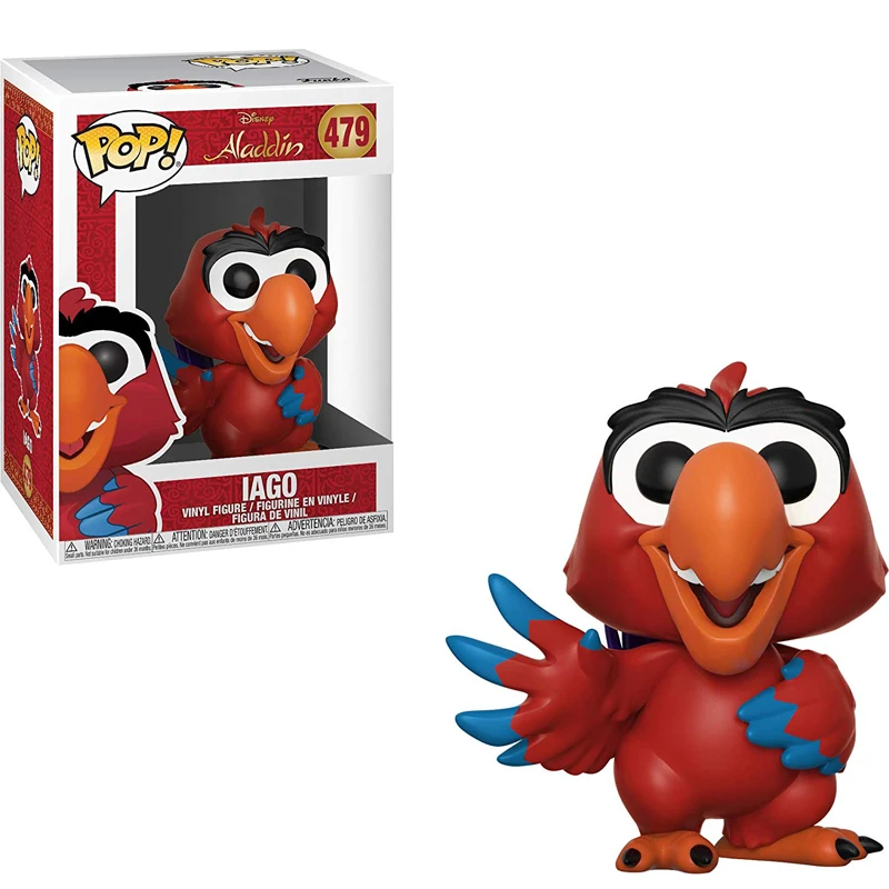 Funko Pop Aladdin фигурка Abu Parrot Iago Prince Ali Genie с лампой оригинальные коллекционные игрушки 10 см