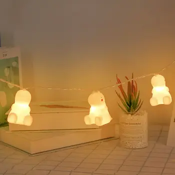 

10 LED Cute Dinosaur Decorative String Lights Litter Lamp Kid's Room 28TC