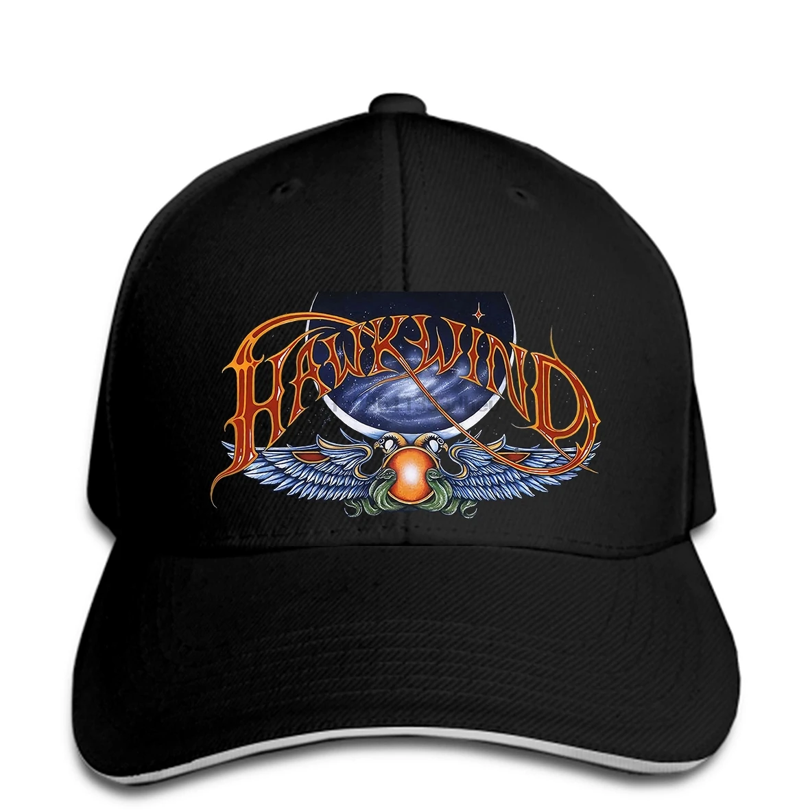 Naviiro мужская бейсбольная Кепка Hawkwind Band с основным логотипом черная бейсболка