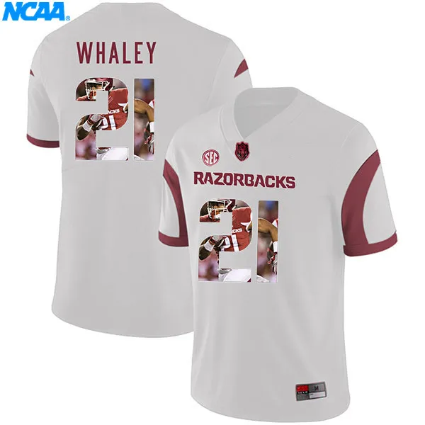 Новое поступление высокое качество Джерси Денвер Киркланд#55 Devwah Whaley#21 колледж футболка ограниченной серии Майки S-XXXL - Цвет: 10