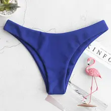 ZAFUL Плавки бикини с высокой посадкой в рубчик