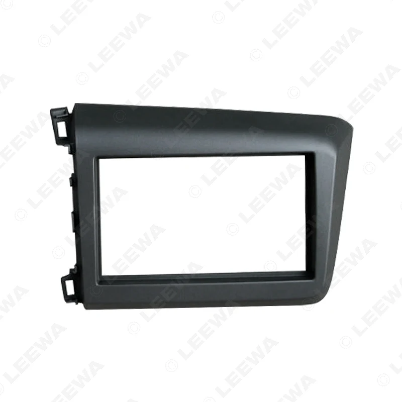 LEEWA 2-Din Автомобильный CD/DVD рамка для приборной доски для HONDA Civic(LHD) 2011-2013 радио приборная панель рамка подходящий переходник монтажный комплект