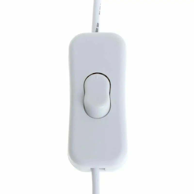 1 шт. USB белый кабель для мужчин и женщин с переключателем вкл/выкл удлинитель для USB лампы USB вентилятор линия питания