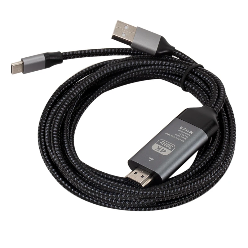 Type-C USB-C к HDMI зарядный кабель адаптер для samsung Galaxy S10 S9 Note 10