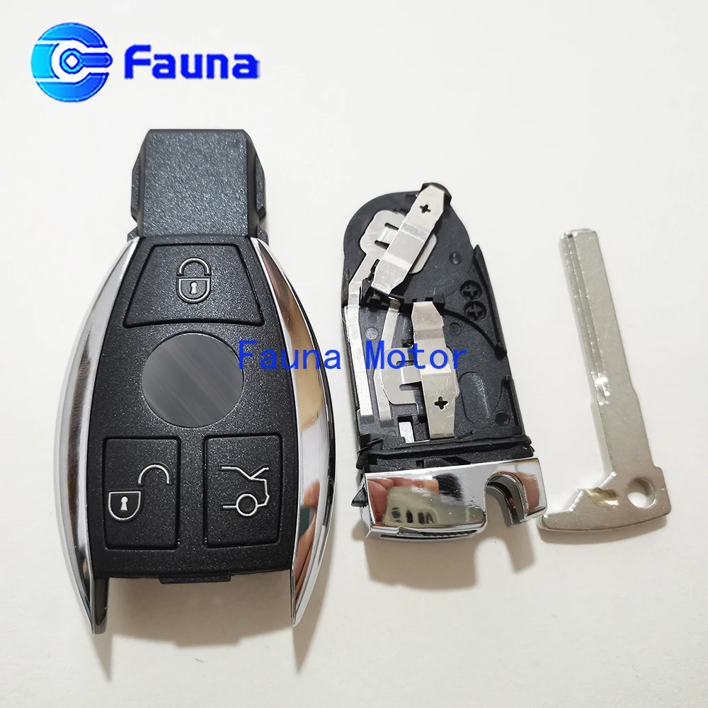 3Button 4 Button Remote Shell Carcasa For Benz With Double Battery Holder Compatible KYDZ BE Key | Автомобили и мотоциклы
