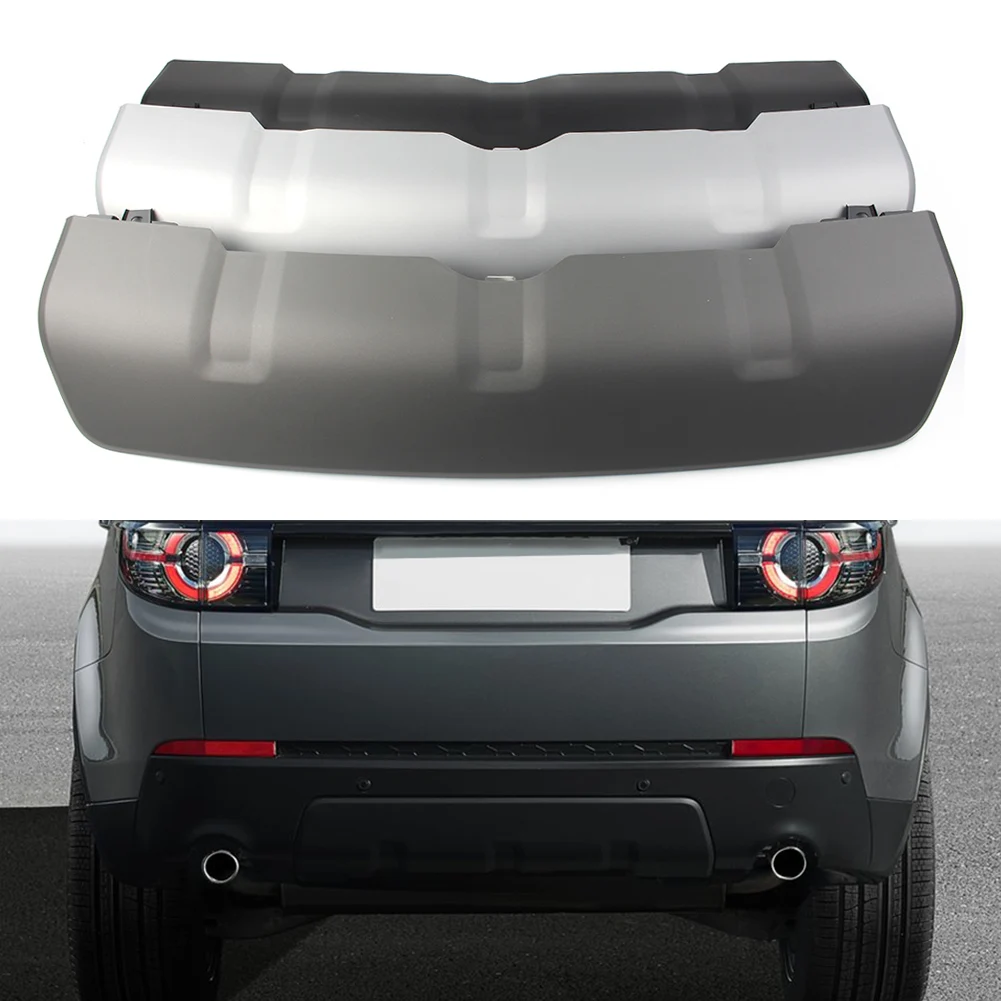 Black Rear Bumper Plate Guard Inner Pad Cover For Land Rover Discovery Sport 15+ 