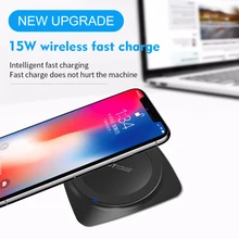 15 Вт Qi Беспроводное зарядное устройство для iPhone 11 X Xs MAX XR 8 plus Быстрая зарядка для samsung S10 S8 S9 Plus Note 9 8 USB зарядное устройство для телефона