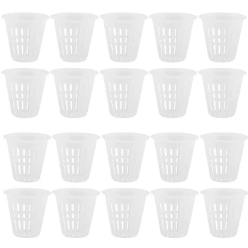 

Hydroponic Basket 50Pcs Garden Net Cups Pots Hydroponic Basket Cup Plant Net Pot for Hydroponics Garden Containers