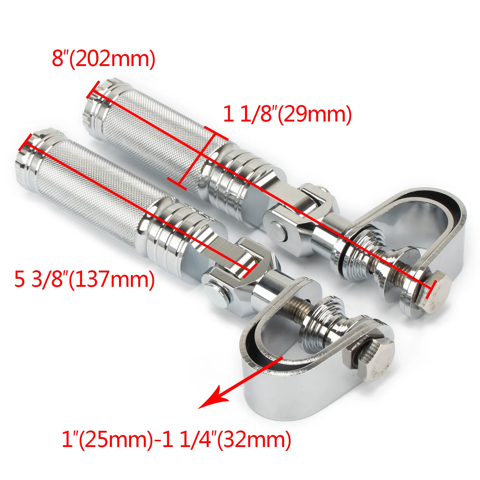 2 шт. 1-1,2" подставка для ног подходит для Harley Dyna Electra Glide CVO FLHT FXDL мотоциклетные подножки Floorbord защита двигателя Крушение Бар