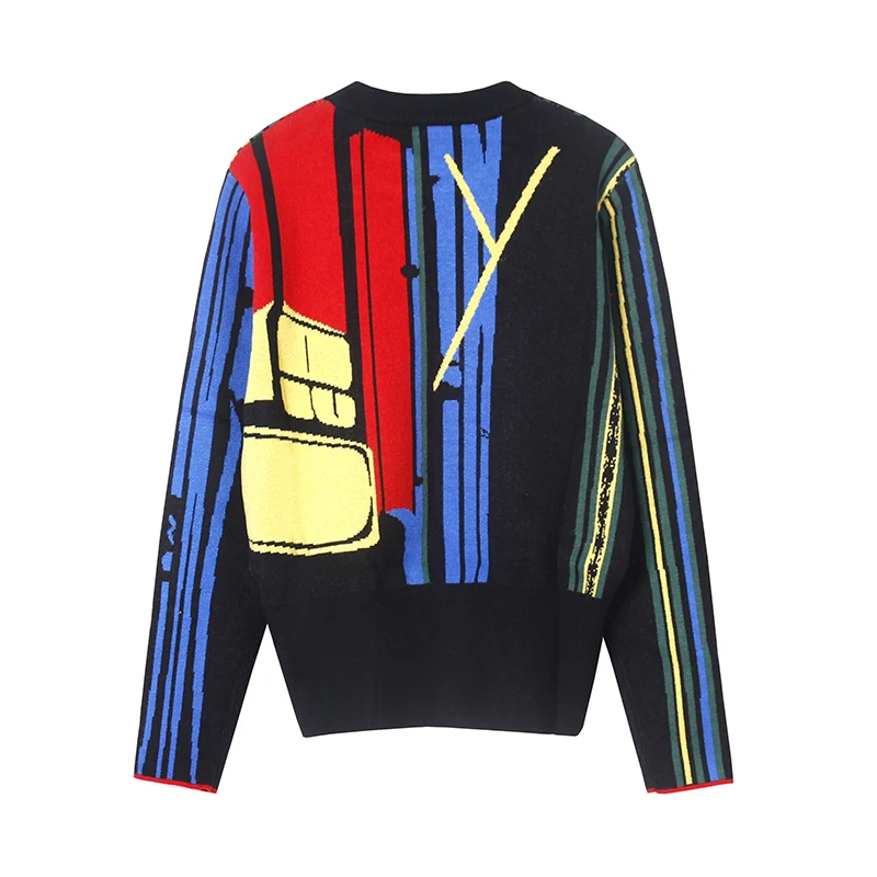 Jacket female new bottoming shirt female autumn and winter round neck sweater female short sweater female loose