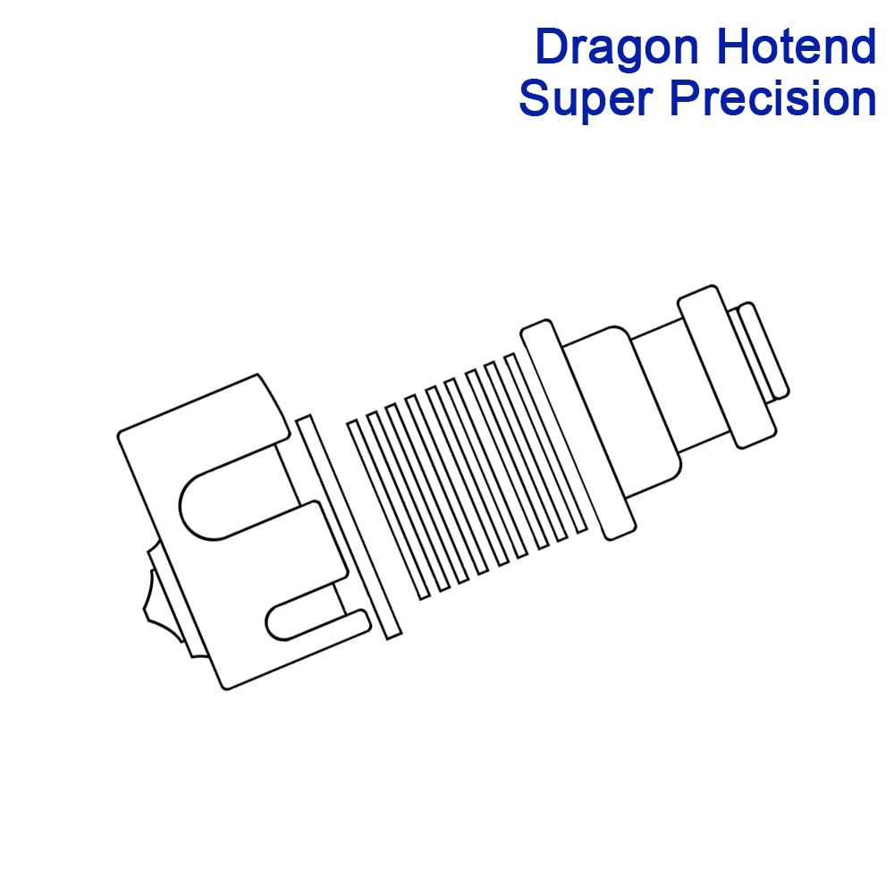 BIGTREETECH Dragon Hotend V2.0 цельнометаллический экструзионный Стандартный 3D-принтер