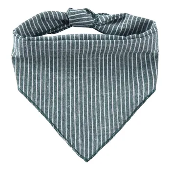 

Striped Printed Washable Pet Pet Bandanas Cotton Dog Scarf Adjustable Bibs Scarf For Small And Medium Dogs Pet Accessories S/L
