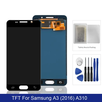 

For Samsung Galaxy A3 2016 LCD Display Touch Screen Digitizer Assembly On SM A310F A 3 2016 310F SM-A310F 100% Test