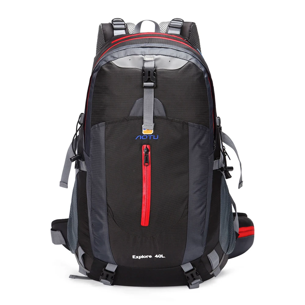 Черный цвет 40L рюкзак для кемпинга водонепроницаемые альпинистские рюкзаки туристический рюкзак туристический Женский Мужской треккинг Сумка D20 - Цвет: Черный цвет