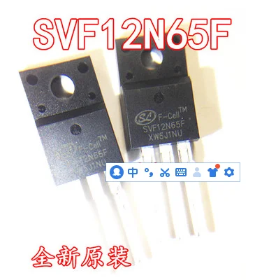 5 шт./лот SVF12N65F650V12A высокое качество