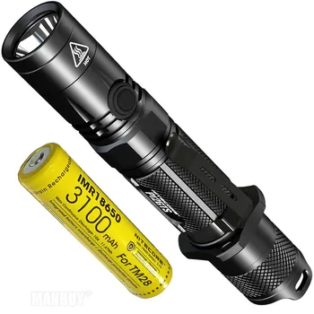 

NITECORE P12GTS 1800Lumen CREE LED Ultra Compact Tactical Flashlight Rechargeable 18650 Battery Camping Hunting Fishing Climbing