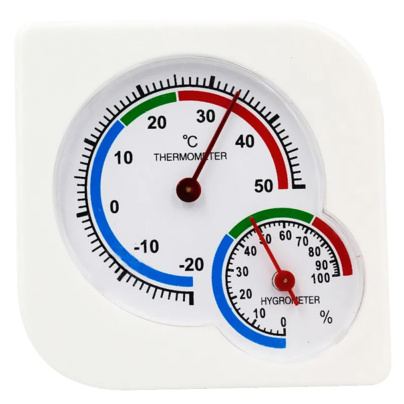 Одноцветный гигрометр белого цвета, USB Тип циферблата, термометр, гигрометр, легкость чтения, измеритель температуры и влажности, монитор
