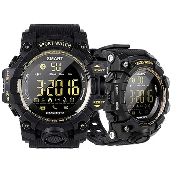 

EX16 Smart Watch Time Owner Bluetooth IP67 Waterproof Smartwatch Notification Remote Control Pedometer Sport Watch For Men