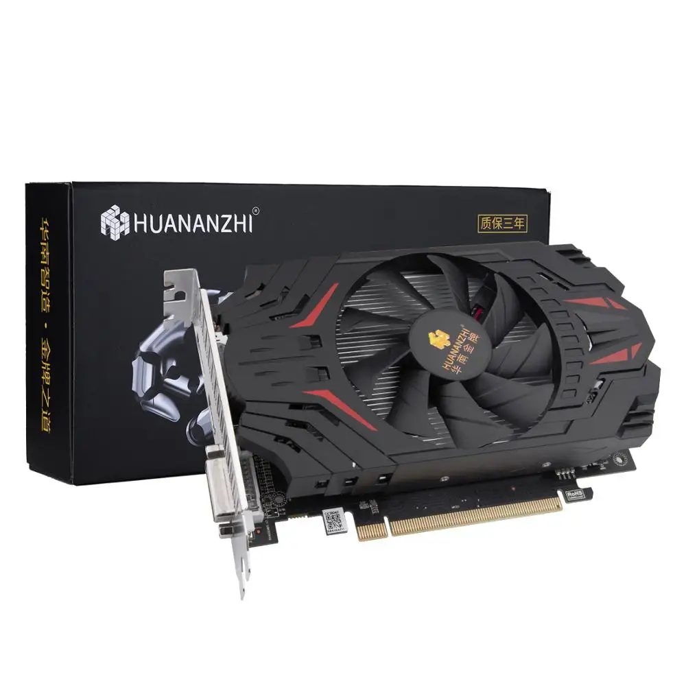 Видеокарта HUANANZHI RX 560 4G 6000 бит GDDR5 1200 МГц HDMI DVI VGA 14 нм 80 Вт|Графические карты| |