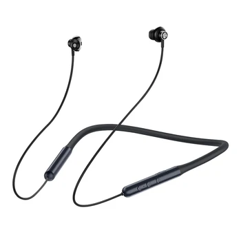 

Bluetooth 5.0 Wireless Sports Earphone Stereo Subwoofer Hanging Neck Hanging Metal Magnetic Bluetooth Headphone For IOS Android