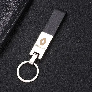 

Car Styling Fashoin 3D Metal Car Key Ring Keychain Key Holder Logo For Renault Megane 2 3 Duster Logan Clio Laguna 2 Captur