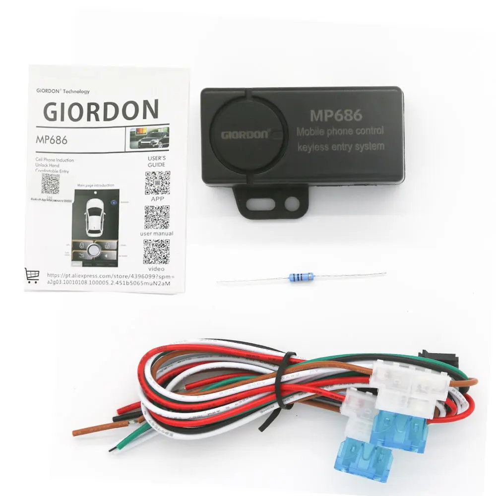 Giordon sistemas de alarme automático carro remoto