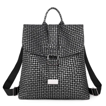 

High Quality PU Leather Fashion Backpacks Women Waterproof Backpack School Bags For Teenage Anti Theft Backpack Bag For Women