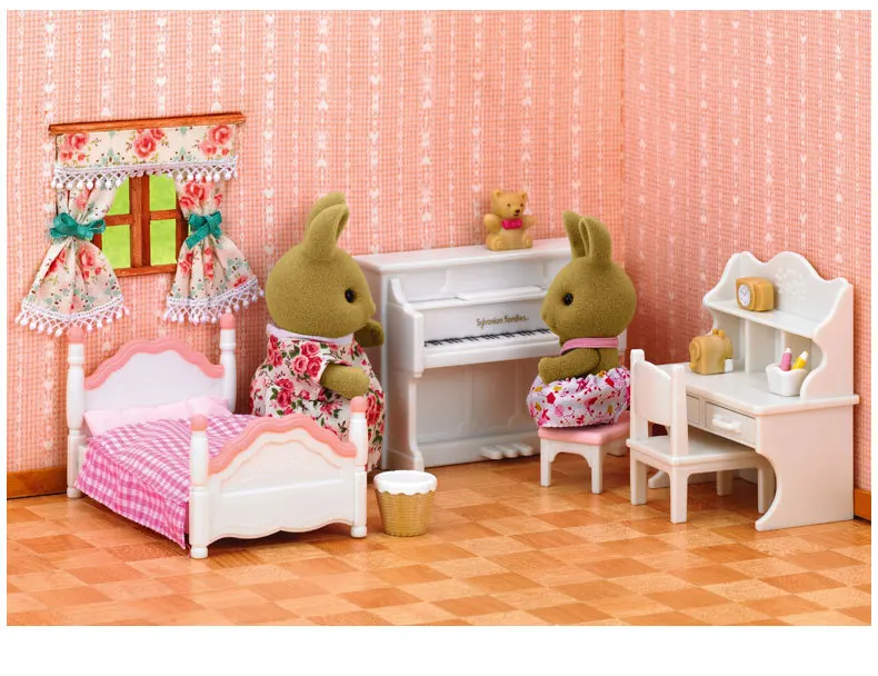 Sylvanian Families игрушка Sylvanian Families m2 набор для комнаты для девочек игровой дом модель мебель аксессуары