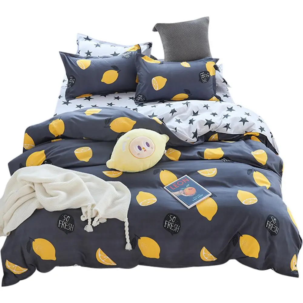 fruit comforter bedding sets luxury lemon bed set duvet cover set bed