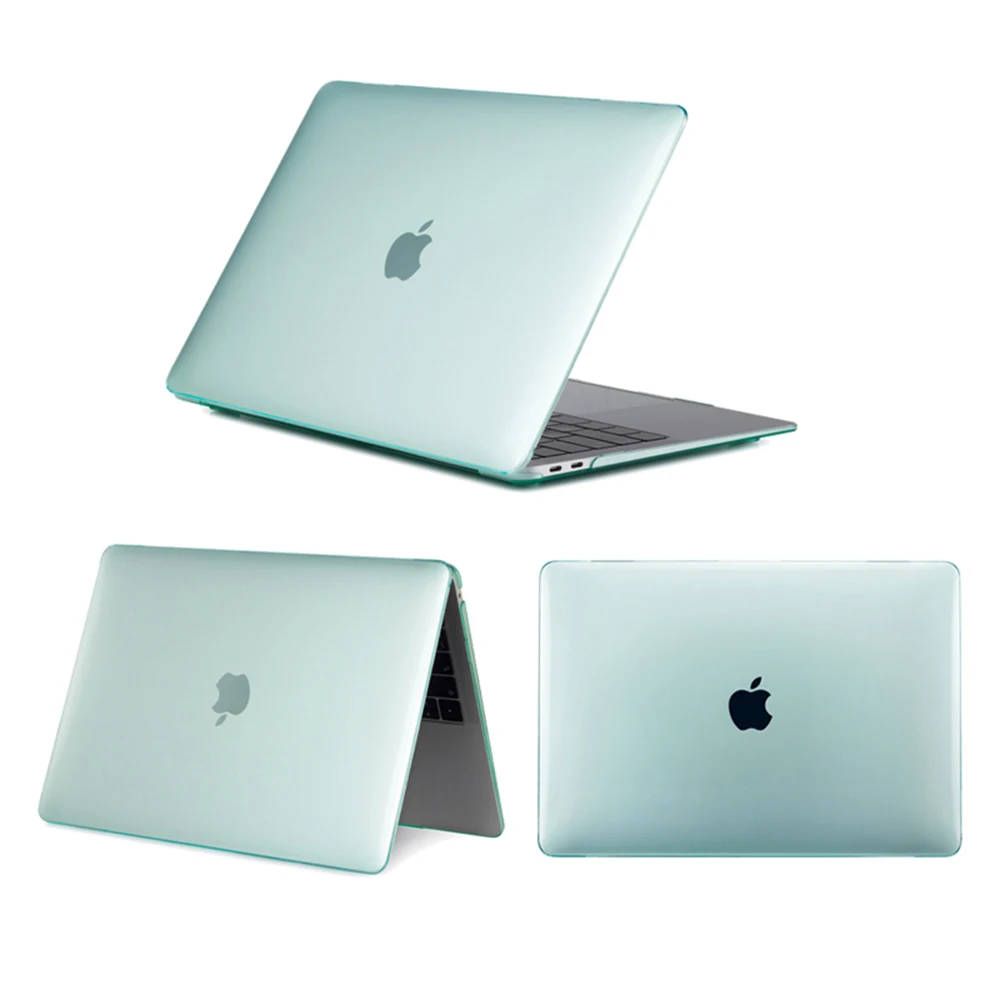 Кристальный чехол для ноутбука MacBook Touch ID A1932, для Macbook Air 13 A1466 A1369 Pro retina 11 12 13 15,4 15 жесткий чехол