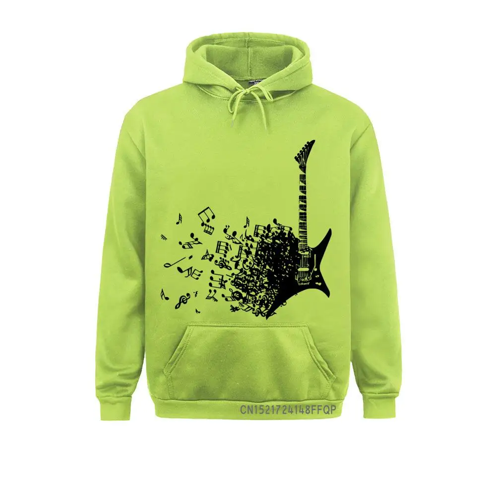 Humorous Guitar Sweatshirts For Men Hoody Hoodies Pullovers Musical Lover Music Hooded Sweats Plus Size Clothes