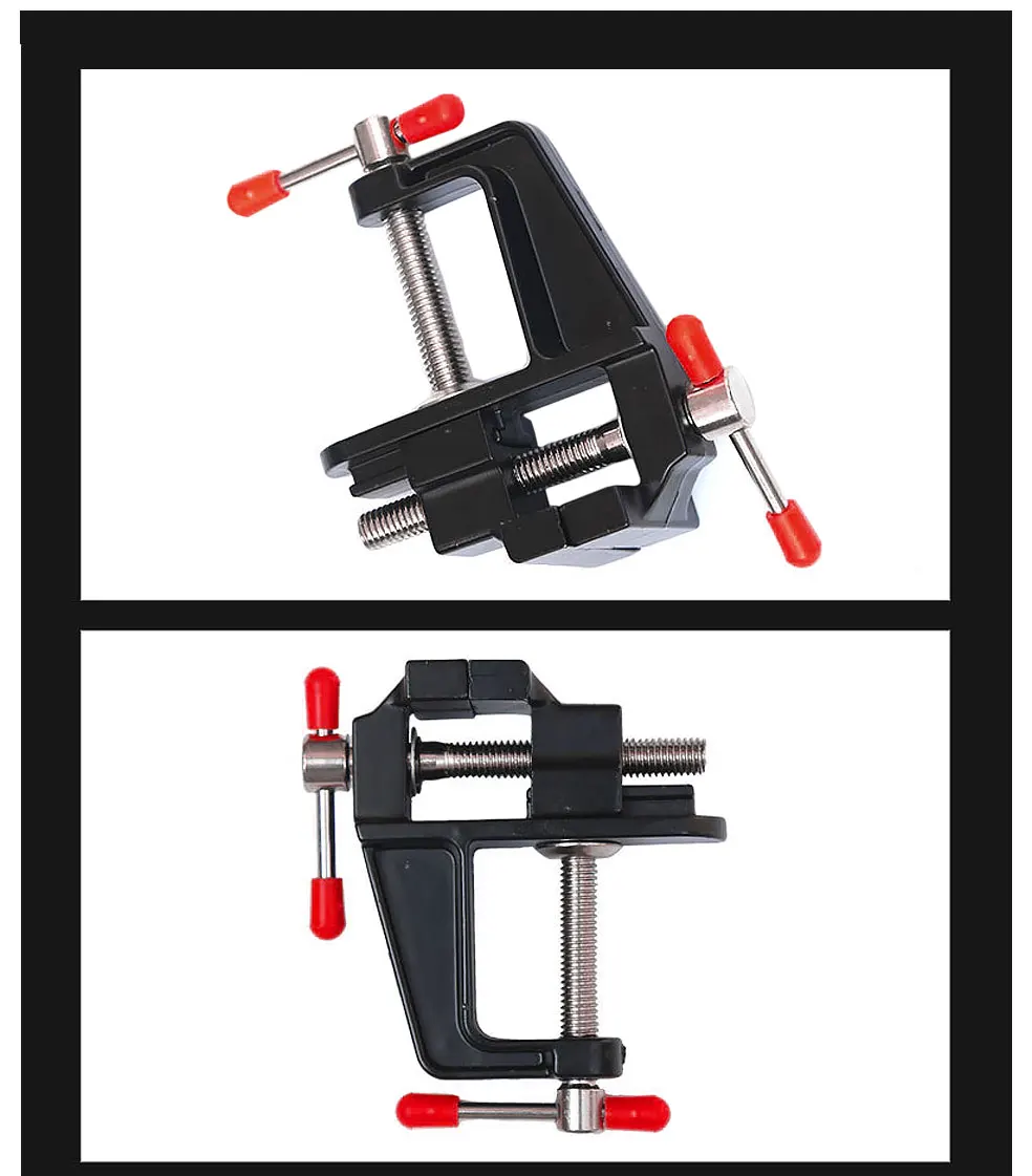 Горячая 1 шт. Высокое качество алюминиевый небольшой хобби ювелира зажим на стол скамейке тиски мини инструмент тиски