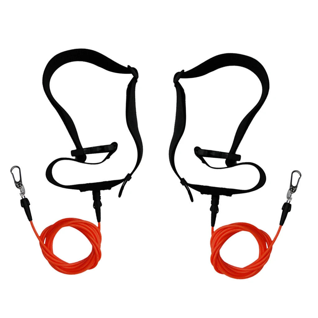 

2 Piece Surfboard Leash Stationary Cord Surfing Hip Belt Training Tether