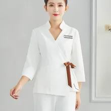 Косметолога, рабочая одежда, модный темперамент, медицинский салон, техник, рабочая одежда, одежда высокого класса для управления кожей