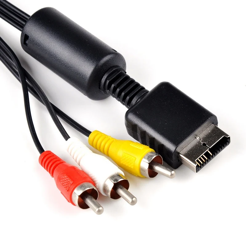 1 8 м RCA ТВ кабель AV ведущий Звук Аудио Видео для Sony Playstation 2 3 PS2 PS3 4 композитный Шнур