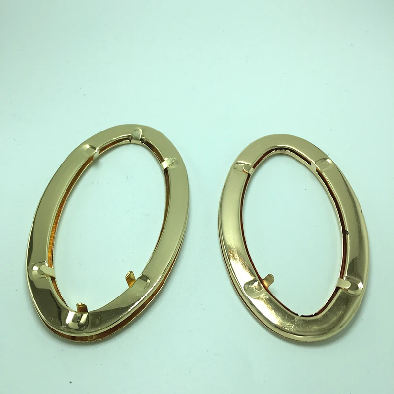 12 см серебристая металлическая ручка для сумки с ушками овальная кошелька|Детали