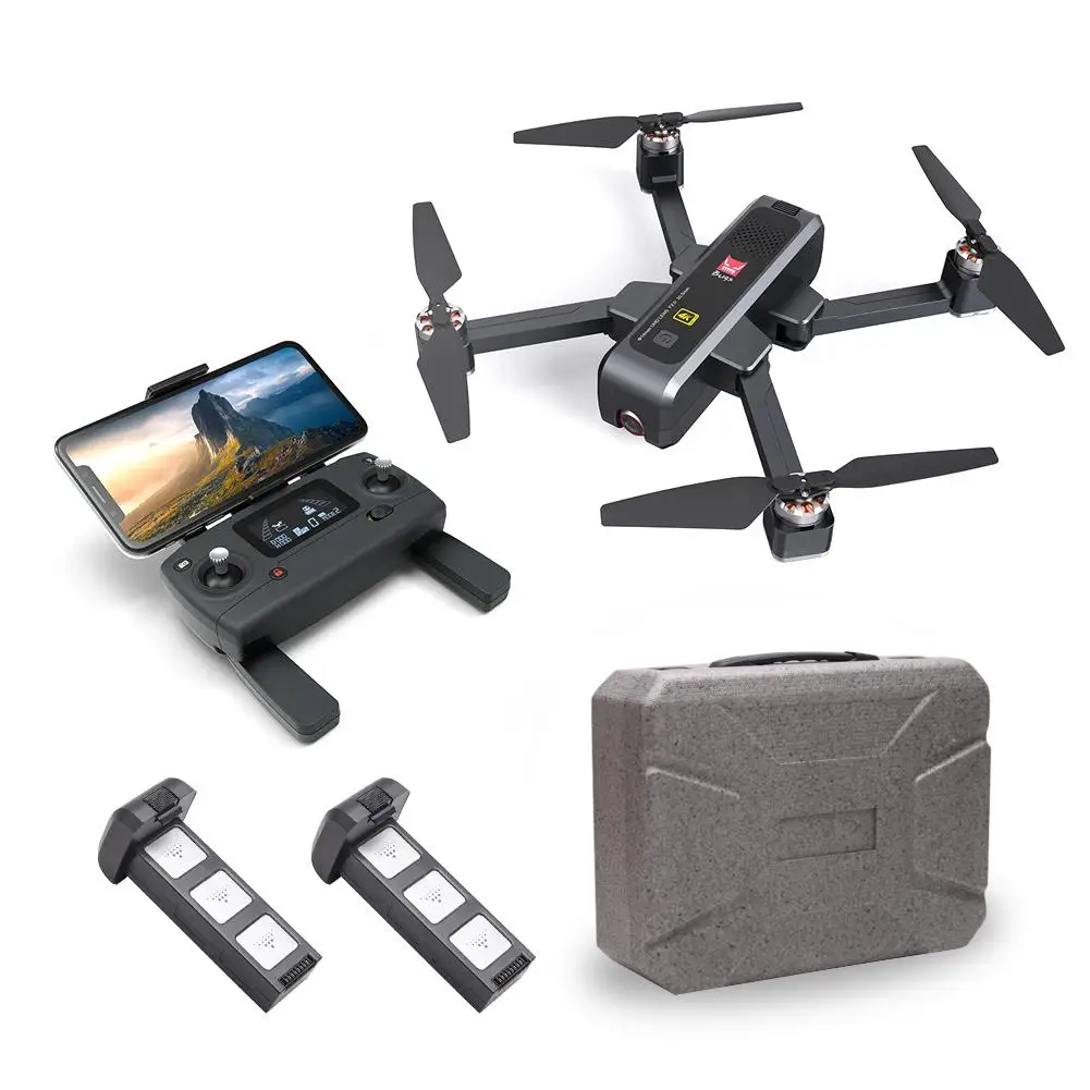 Для MJX Bugs B4W Дрон с дистанционным управлением 4K 5G WiF HD камера FPV складной Дрон с бесщеточным Мотором глобальная позиционирование - Цвет: Maroon