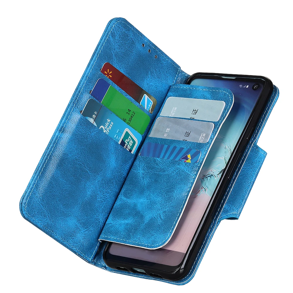 6 слотов для карт кошелек Флип кожаный чехол для Google Pixel 4 XL 3A XL 3 Lite XL 3 XL подставка Магнитная застежка ID & кредитный держатель для карт