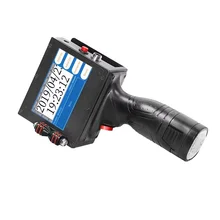 12.7mm Logo Inkjet Printer QR Bar Batch Code Date Number Expiry Date Label Mobile Hand Jet Handheld Thermal Inkjet Printer
