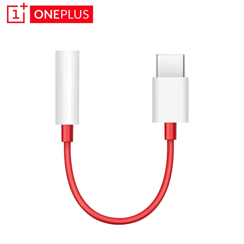 Оригинальный адаптер для наушников ONEPLUS 6 6T USB C с интерфейсом Type-C регулировкой