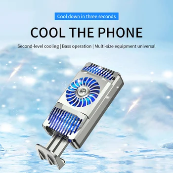 

Mobile Phone Cooler USB Fan Lightweight Radiator Anti-Noise Handheld Heatsink Stand for PUBG Mobil Controller Gaming Accessories