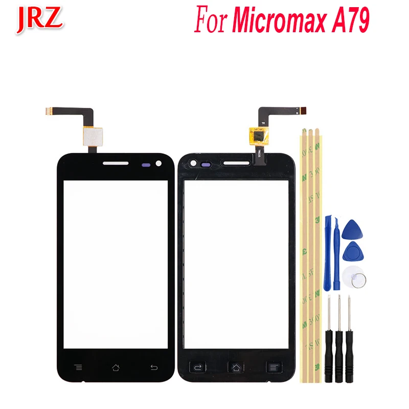 4,0 дюймов для Micromax A79 телефон сенсорный экран Переднее стекло сенсорный экран сенсор дигитайзер Замена сенсорный экран+ Инструменты