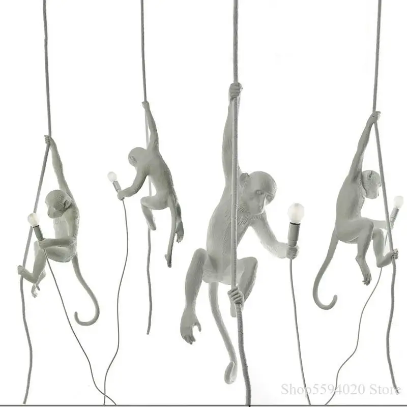 Подвесной светильник в виде обезьяны Seletti искусственная лампа E27 светодиодный