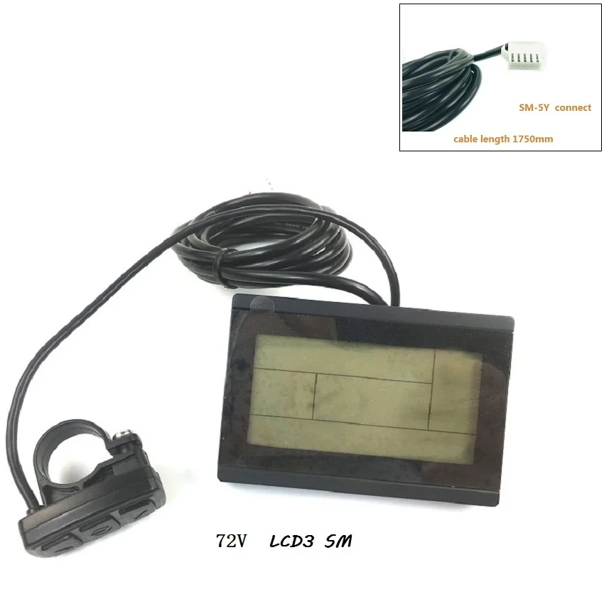 72V SM Когда-нибудь 24V36V48V72V аксессуары для электровелосипеда Ebike Kunteng Kt Lcd 3 дисплея электровелосипеда для детали для электровелосипеда - Цвет: 72V SM