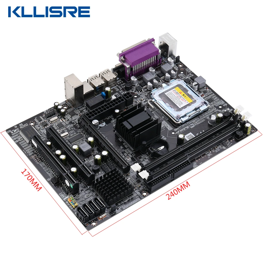 Комплект материнской платы Kllisre G41 процессор Xeon E5420 LGA 771 2 шт. X 4 ГБ = 8 Гб память DDR3 1333