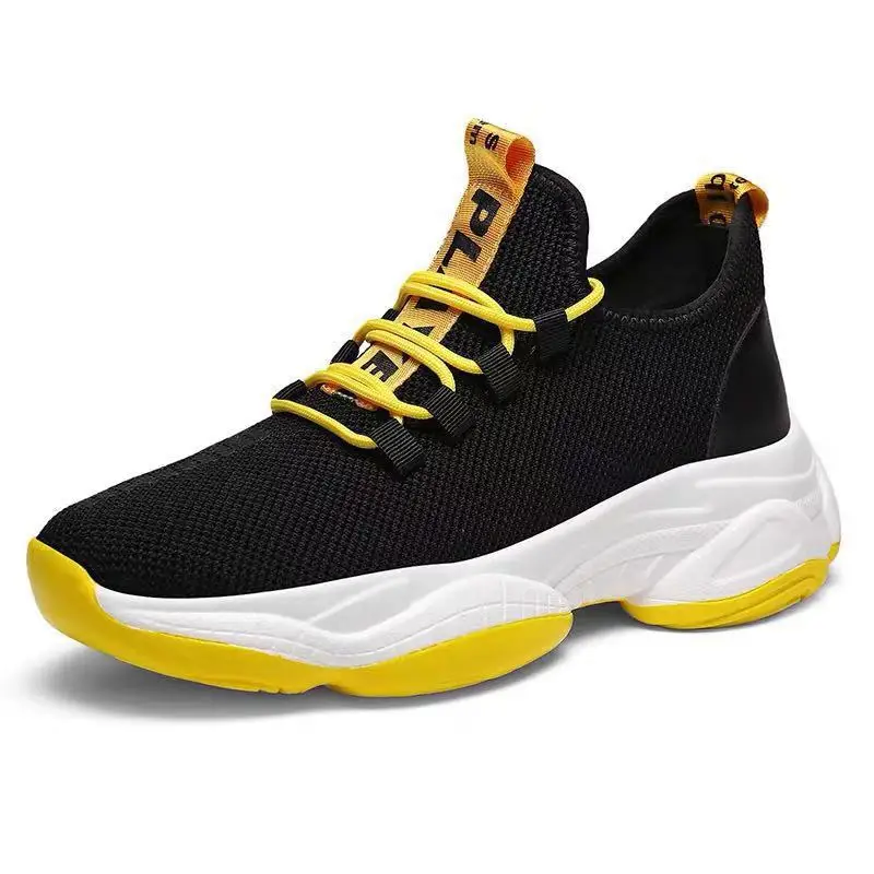 

MEN'S SHOES Summer Punched Sheet Surface Fly Woven Athletic Shoes Men's Summer Korean-style White Shoes Casual Shoe Fashion